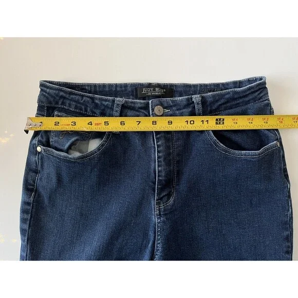 Judy Blue Jeans Womens 11/30 Blue Mom Jean Stretch High Rise Denim - Picture 4 of 8
